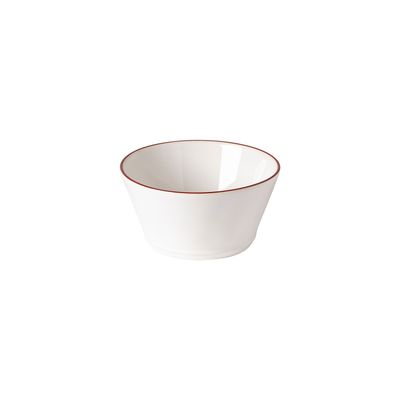 Costa Nova Beja White Red Soup Cereal Fruit Bowl, ATS141-RED, 5606739951283