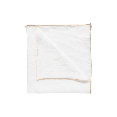 Costa Nova Bella Tofu Napkin 100% Linen Overlock, TX0265-TFU, 5606739967840