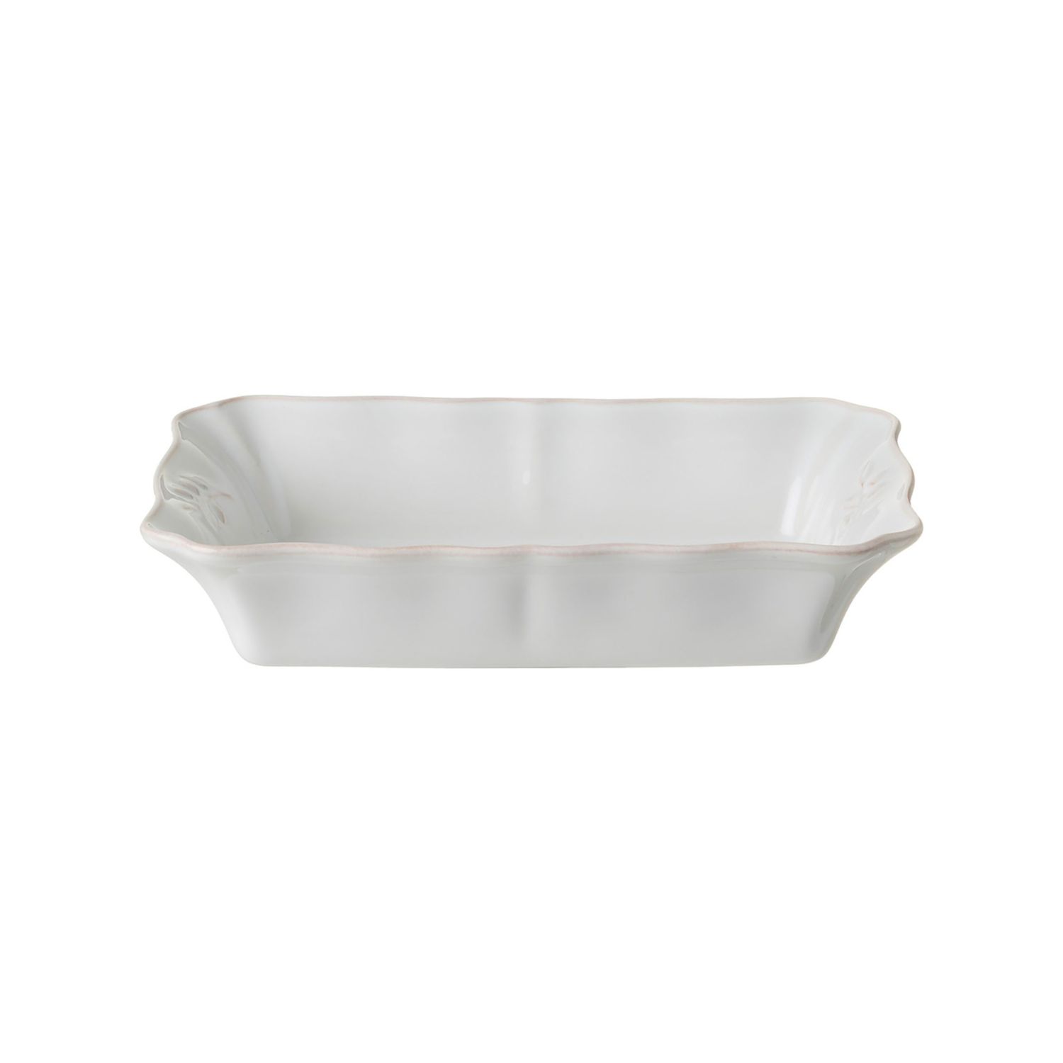 Costa Nova Alentejo White 10 Inch Rectangular Baker, JR251-WHT, 5606739952907