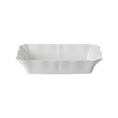 Costa Nova Alentejo White 10 Inch Rectangular Baker, JR251-WHT, 5606739952907