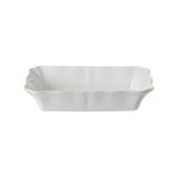 Costa Nova Alentejo White 10 Inch Rectangular Baker, JR251-WHT, 5606739952907