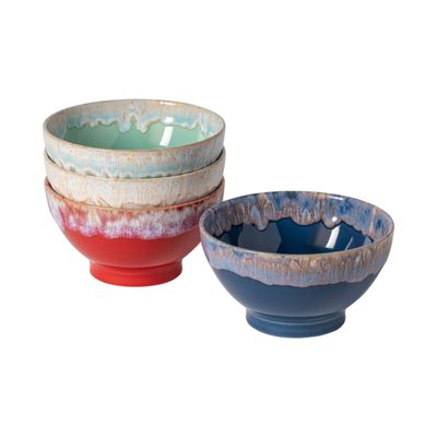 Costa Nova Latte Bowls Collection Multico Set 4 Latte Bowls, DSS09-MLT, 5606739960995