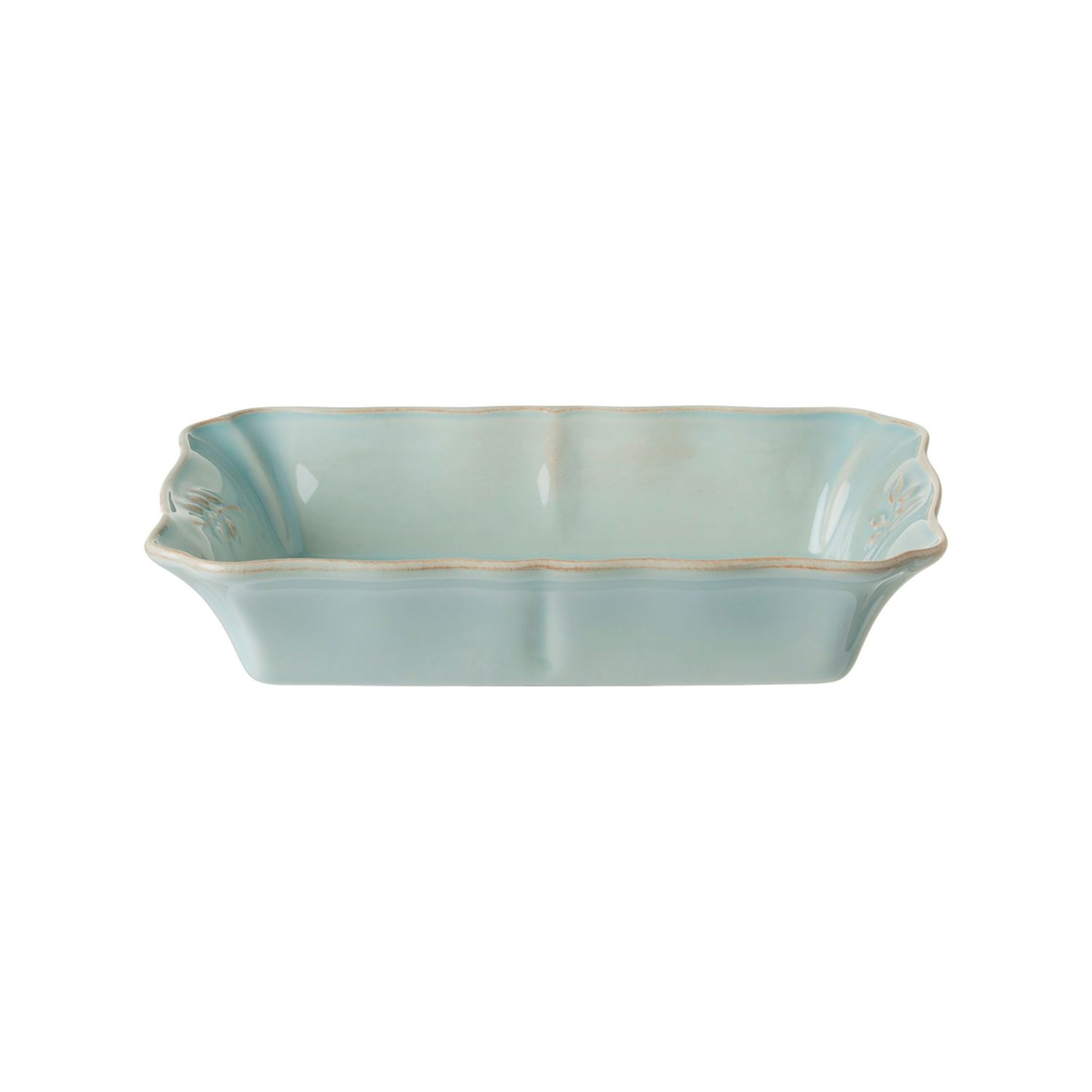 Costa Nova Alentejo Turquoise 10 Inch Rectangular Baker, JR251-TRQ, 5606739952914