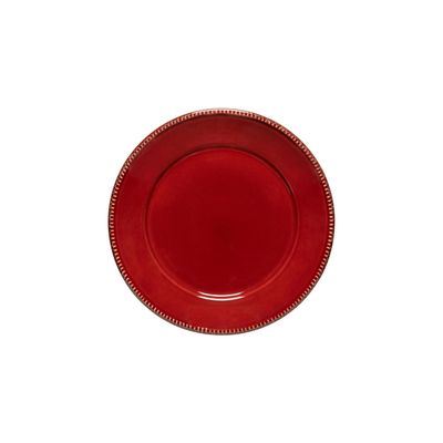 Costa Nova Luzia Crimson Round Salad Dessert Plate, PEP234-CRN, 5606739968274