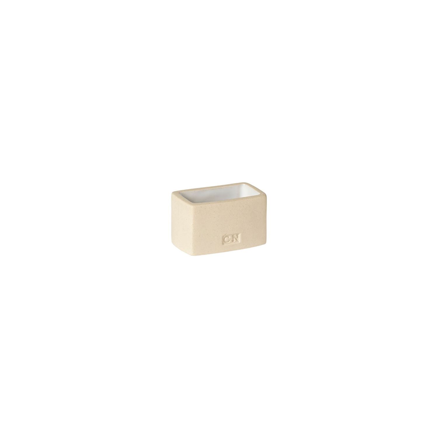 Costa Nova Napkin Ring White Set 4 Rectangular Napkin Rings, VADS03-WHI, 5606739969516