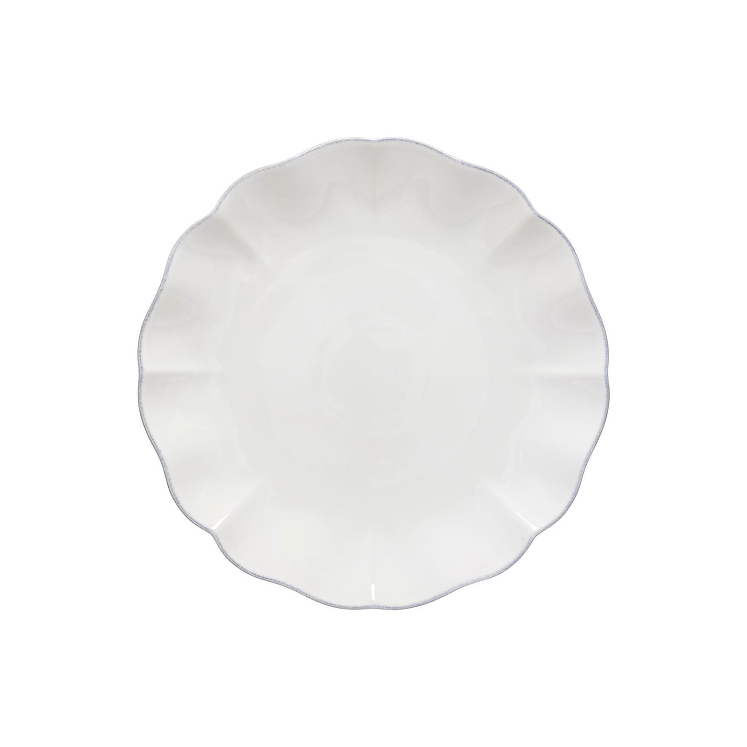 Costa Nova Rosa White Salad Dessert Plate 21, DAP221-WHI, 5606739967864