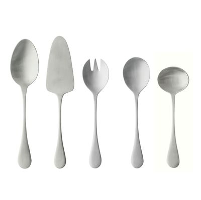 Costa Nova Antigo Brushed 5-Piece Hostess Serving Set1, C20424-BRS, 5606739952952