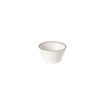 Costa Nova Beja White Red Round Ramekin 9, ATN091-RED, 5606739964160