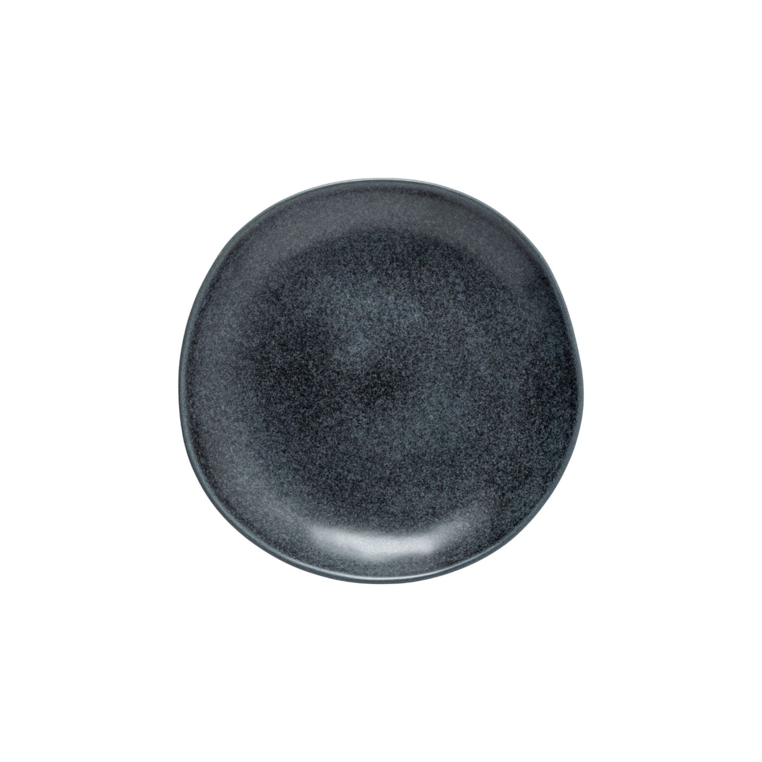 Costa Nova Livia Matte Black Salad Dessert Plate 9 Inch, LNP221-BLK, 5606739960728