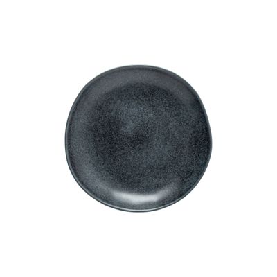Costa Nova Livia Matte Black Salad Dessert Plate 9 Inch, LNP221-BLK, 5606739960728