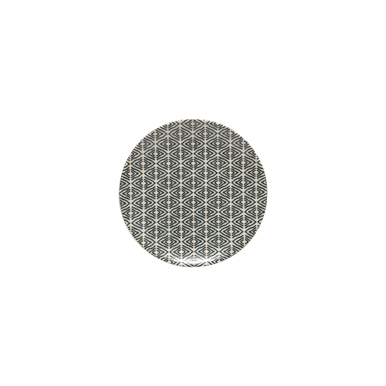 Costa Nova Augusta Diamond Weave Bread Plate 7 Inch, SLP172-DIA, 5606739961435