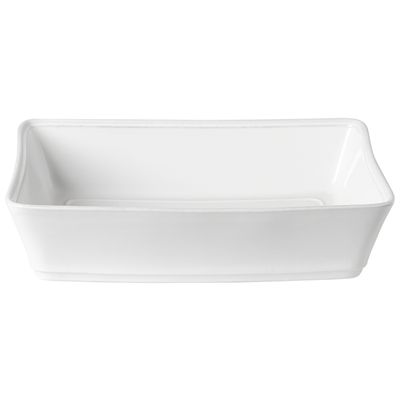 Costa Nova Friso White 14.75 Inch Rectangular Baker, FIR351-WHI, 5606739916848