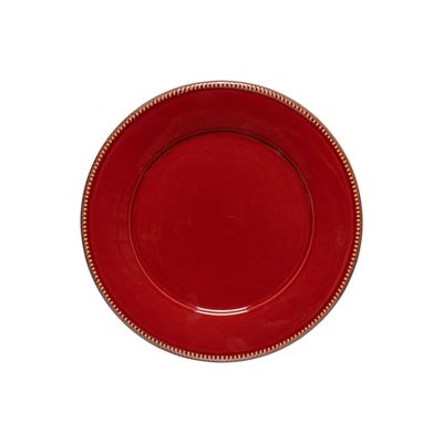 Costa Nova Luzia Crimson Round Dinner Plate 28, PEP287-CRN, 5606739968267