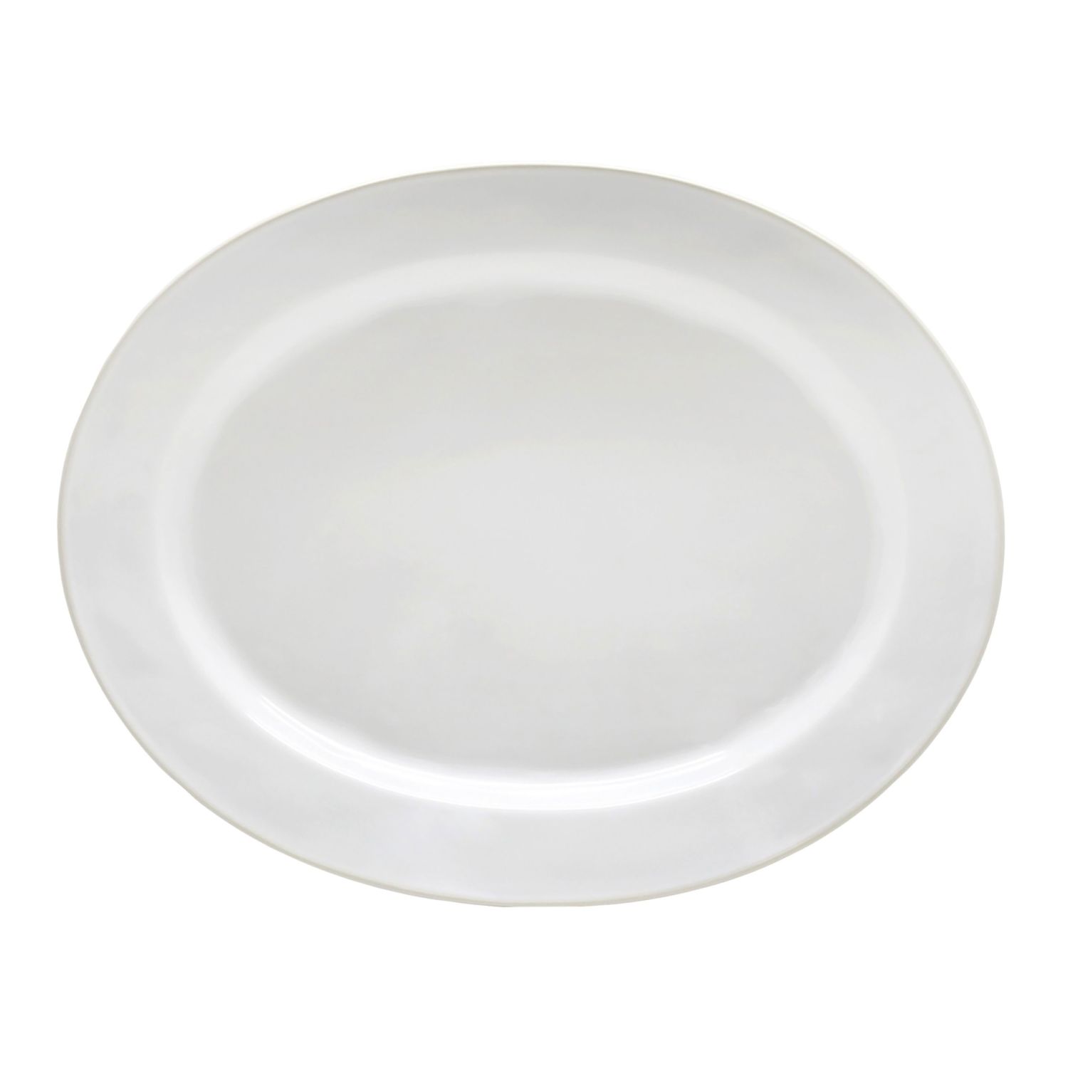 Costa Nova Beja White Cream 15.75 Inch Oval Platter, ATA401-CRM, 5606739917029