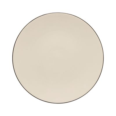 Costa Nova Augusta Natural Black Charger Plate Platter 14 In 1, COP341-NAB, 5606739961183