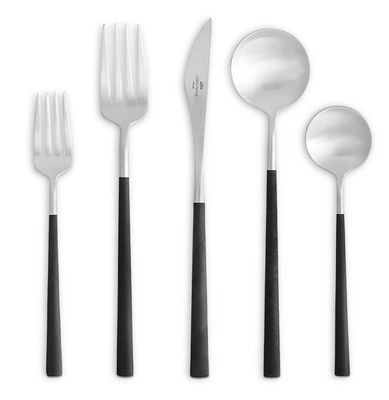 Costa Nova Mito Black Resin Espresso Spoon, C20303-BLK, 5606739937508