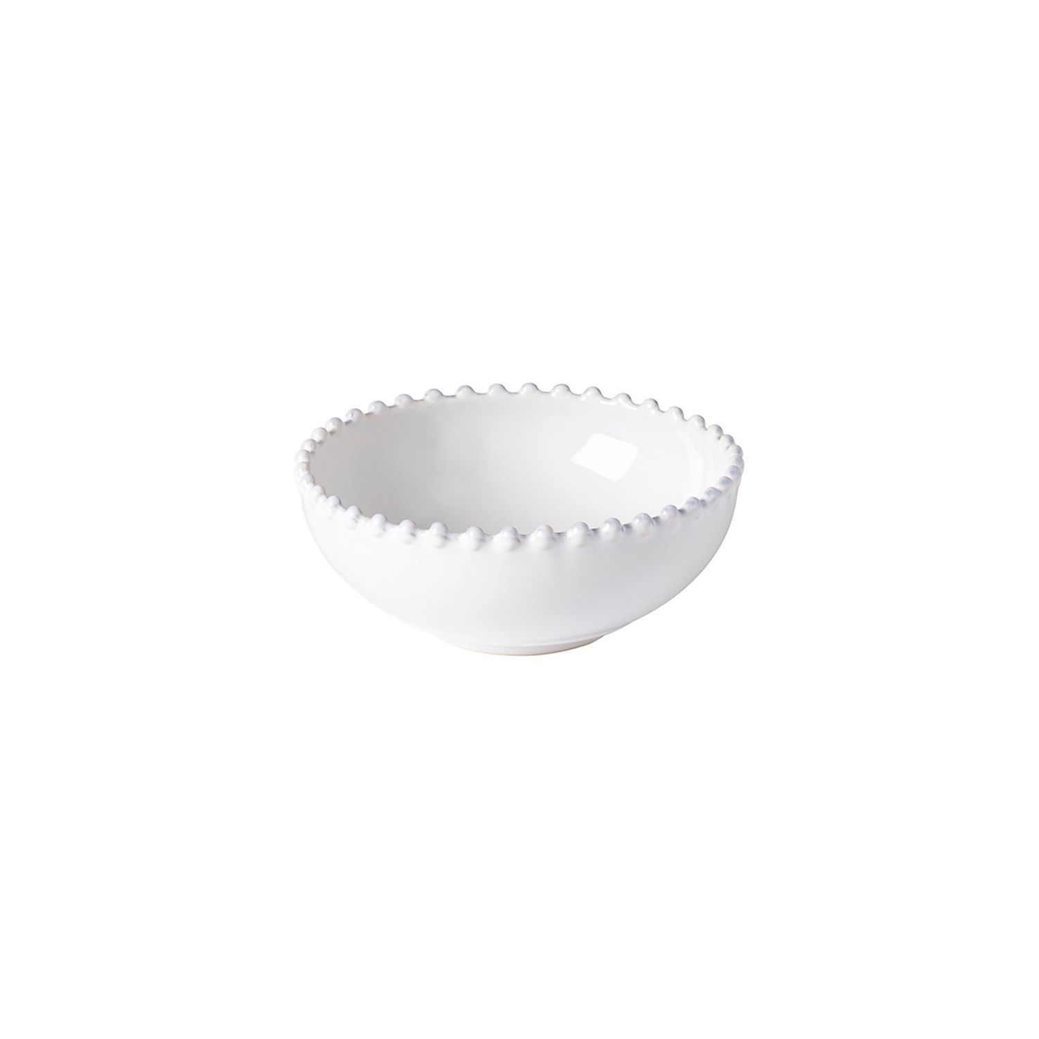 Costa Nova Pearl White Low Bowl, PES152-WHI, 5606739956585
