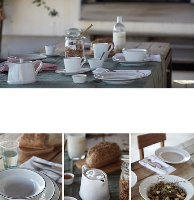 Costa Nova Beja White Cream Tea Saucer 17, ATP172-CRM, 5606739936532
