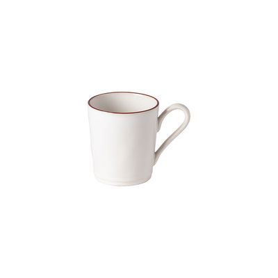 Costa Nova Beja White Red Mug, ATC132-RED, 5606739951290