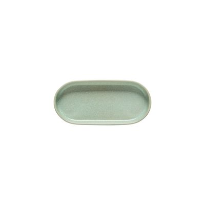 Costa Nova Redonda Bay Leaf Oval Platter 21, RNA211-GRN, 5606739968502