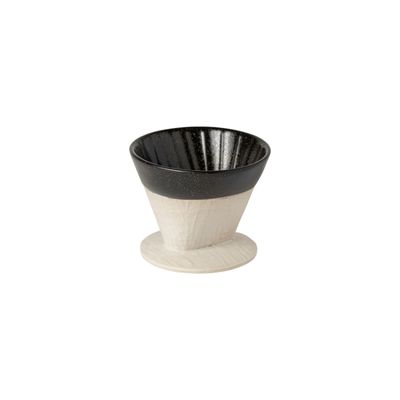 Costa Nova Notos Latitude Black Pour Over Coffee Dripper 5 Inch, NSD121-LTB, 5606739962340