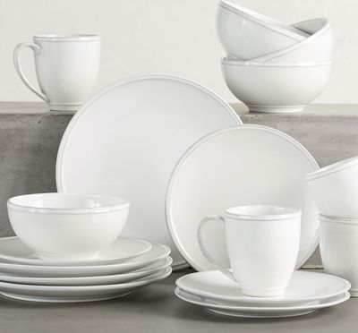 Costa Nova Friso White Ramekin Butter Dish, ATN071-WHI, 5606739934316