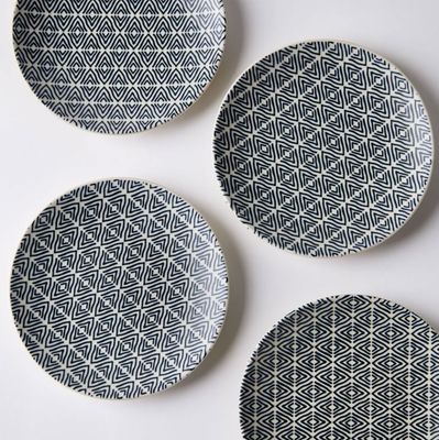 Costa Nova Augusta Natural Black 3- Piece Place Setting, COP272121-NAB,