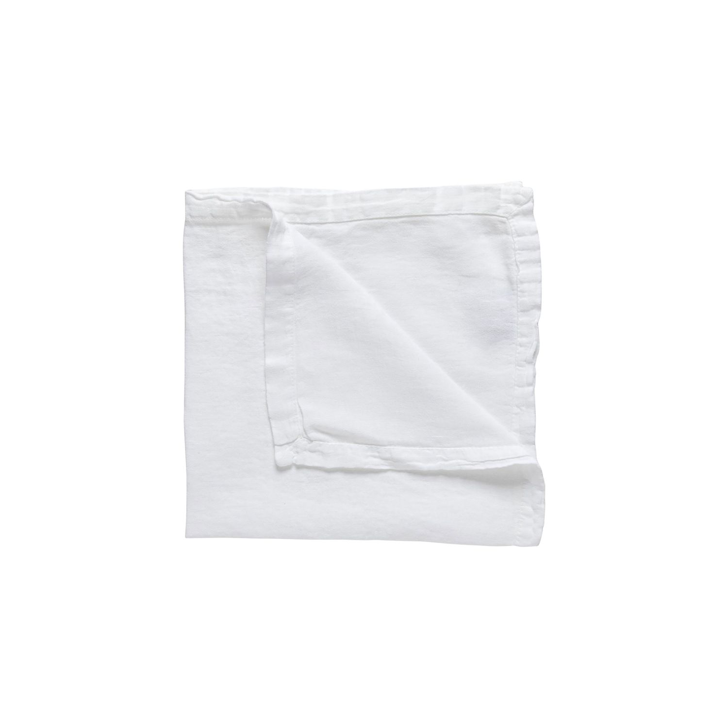 Costa Nova Table Linen Maria Chalk White Runner 100% Linen, TX0198-WHI, 5606739963637