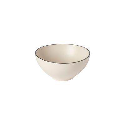 Costa Nova Augusta Natural Black Soup Cereal Bowl 6 Inch, COS151-NAB, 5606739961237