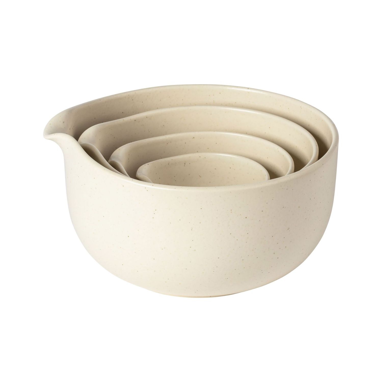 Casafina Pacifica Vanilla Set 4 Mixing Bowls, XOSS04-VAN, 560673983067