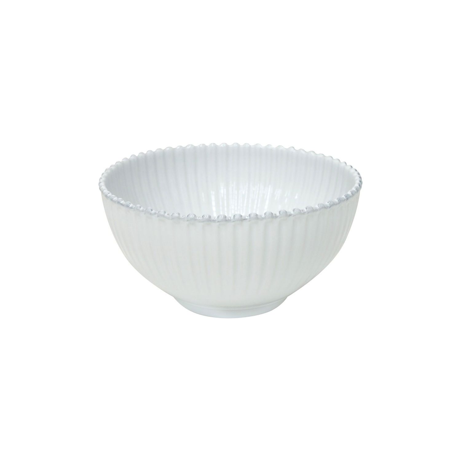 Costa Nova Pearl White 10.75 Inch Salad Bowl, PES271-WHI, 5606739933241