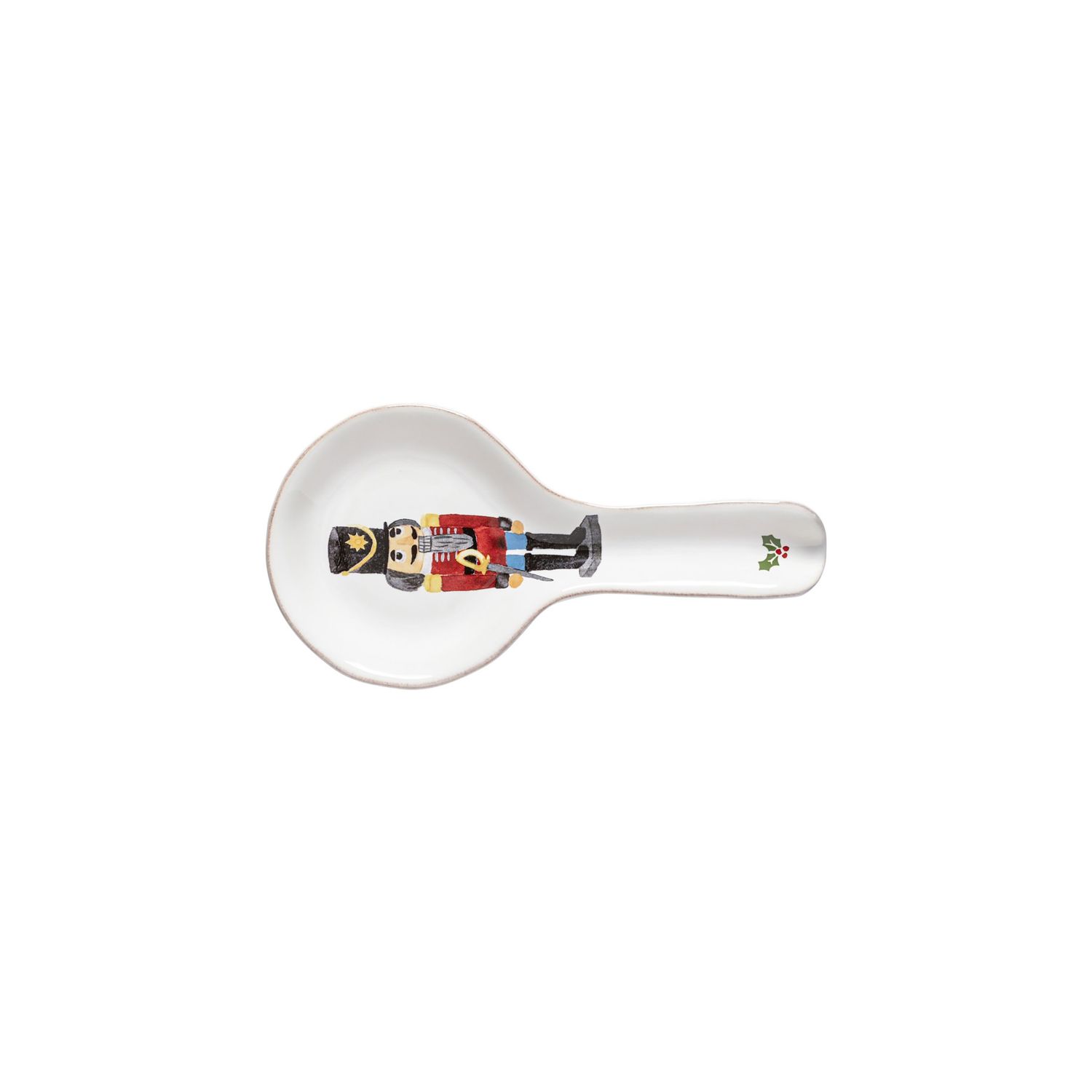 Casafina The Nutcracker White Spoon Rest - Nutcracker 23, IOD232-WNT, 5606739829353