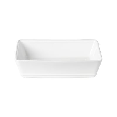 Costa Nova Friso White 9.75 Inch Rectangular Baker, FIR251-WHI, 5606739916855