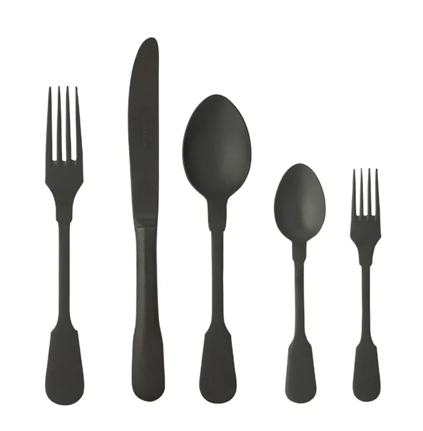 Costa Nova Saga Pvd Black Table Spoon, C20385-BLK, 5606739938802