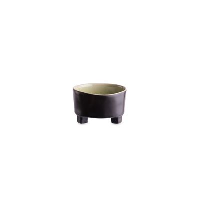 Costa Nova Riviera Vert Frais 4 3 4 Inch Footed Bowl, VES121-VRF, 5606739934903
