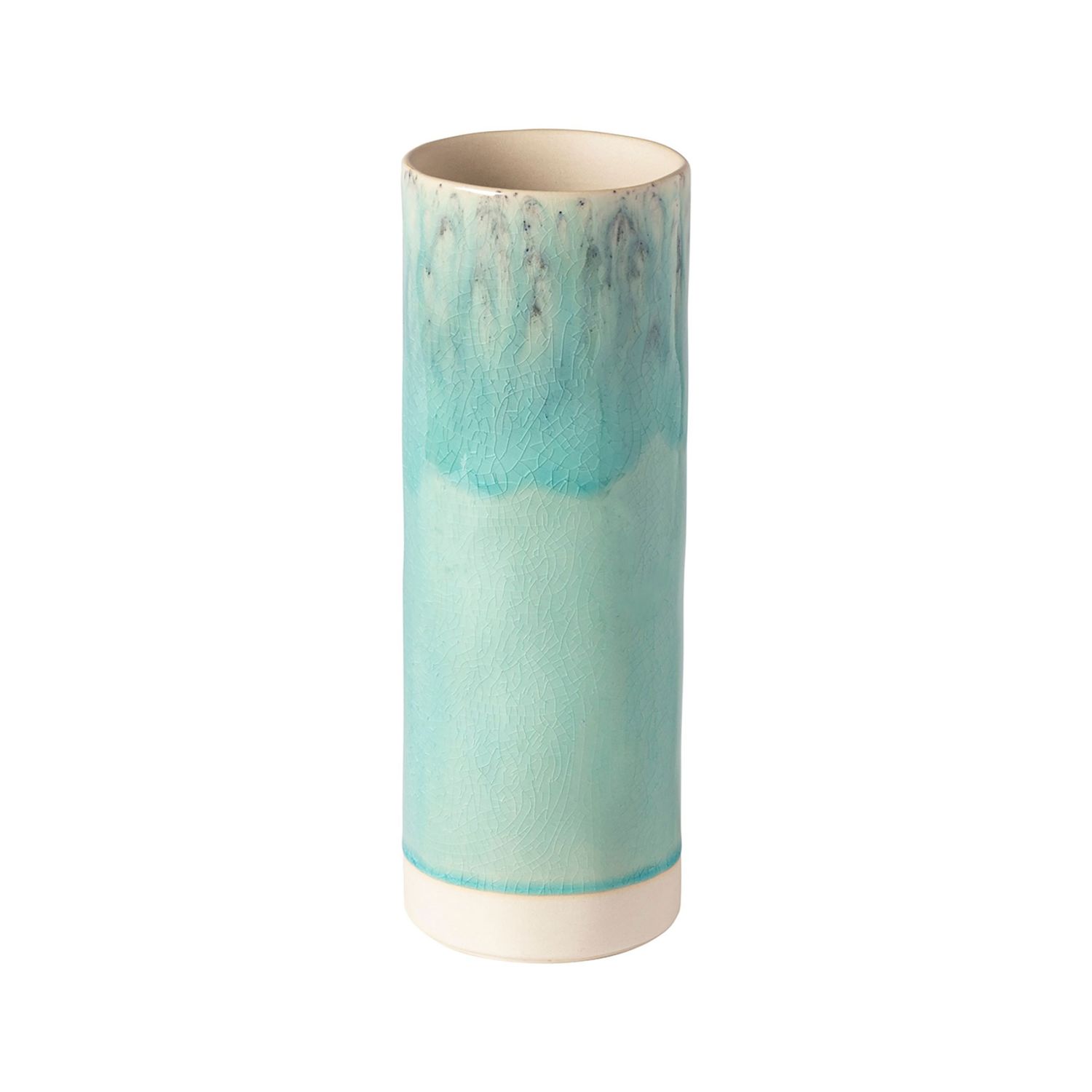 Costa Nova Madeira Blue Cylinder Vase 10 Inch, NAV251-BLU, 5606739955427