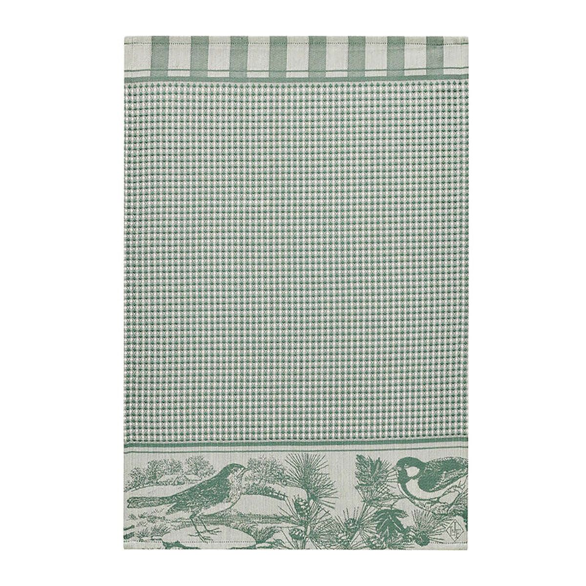 Le Jacquard Francais Melodies Green Hand Towel 30089