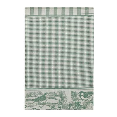 Le Jacquard Francais Melodies Green Hand Towel 30089