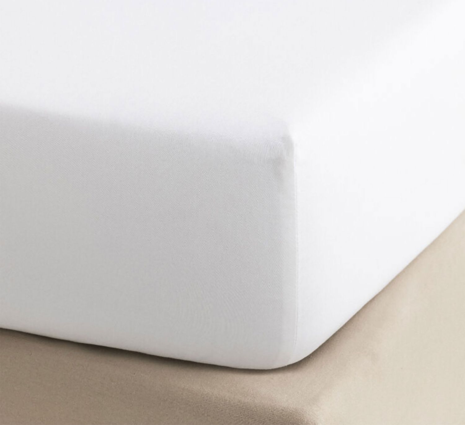 Le Jacquard Francais Apparat White Fitted Sheet 29701