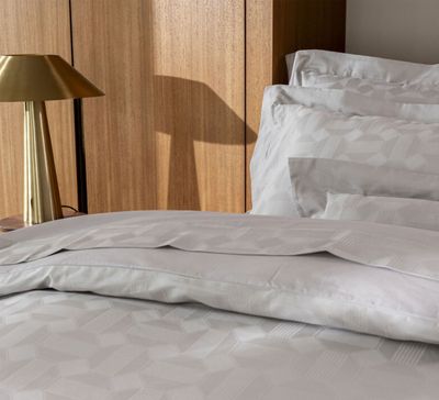 Le Jacquard Francais Palacio Grey Fitted Sheet 29764