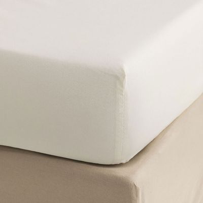Le Jacquard Francais Victoria Beige Fitted Sheet 29792