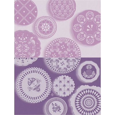 Le Jacquard Francais Faience Purple Tea Towel 30115