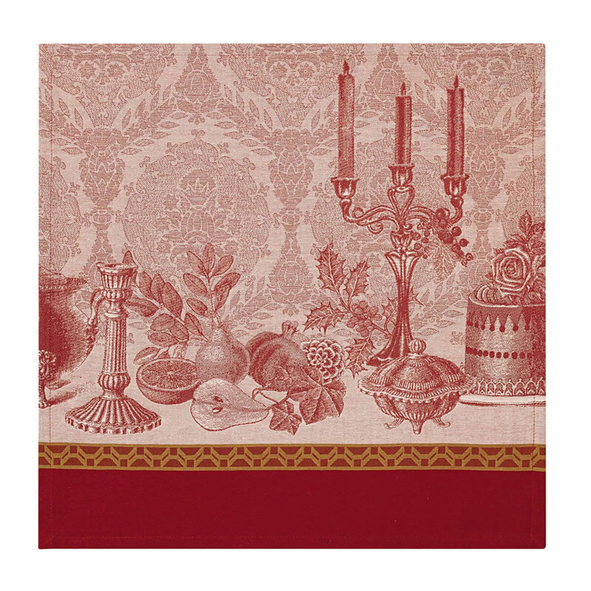 Le Jacquard Francais Festin Red Napkin 30038