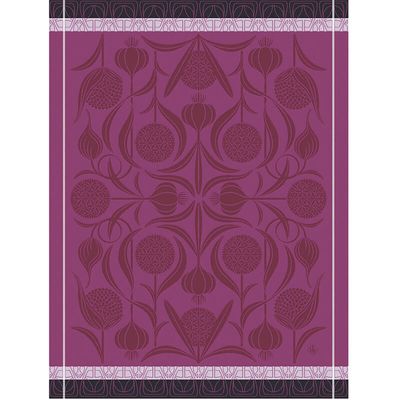 Le Jacquard Francais L&#39;Ail Purple Tea Towel 30108