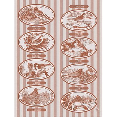 Le Jacquard Francais Melodies Brown Tea Towel 30087