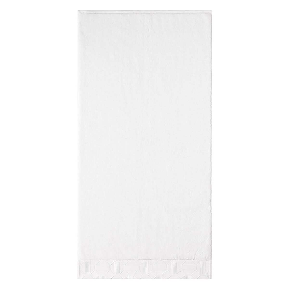 Le Jacquard Francais Palacio White Guest Towel 30011