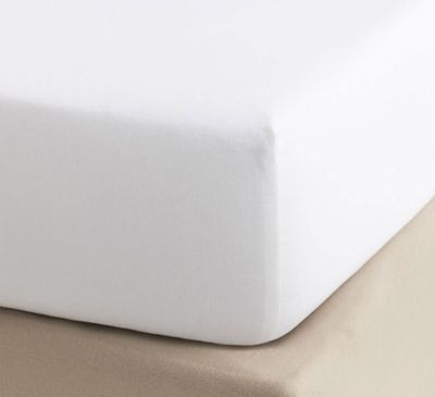 Le Jacquard Francais Apparat White Fitted Sheet 29702