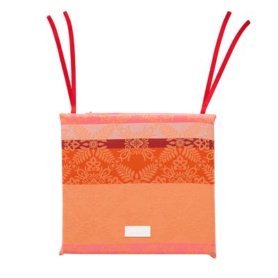 Le Jacquard Francais Mumbai Orange Chair Cushion 29344
