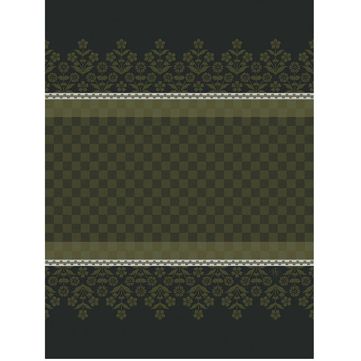 Le Jacquard Francais Lulu Lucien Green Tea Towel 30317