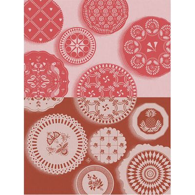 Le Jacquard Francais Faience Red Tea Towel 30114